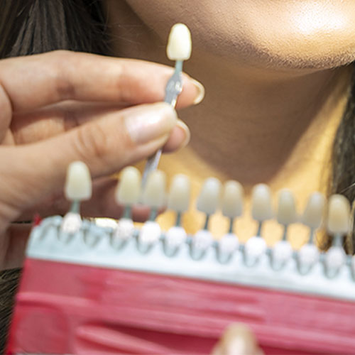 dentist patient smiling